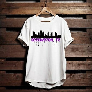 Screwston Texas Houston Tx  DJ Screw Screwed Up Drip Lean Purple Drink PNG for sublimation or sticker