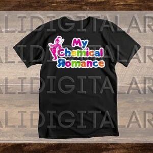 MCR My Chem Blck Parade PNG for T-shirts, decals, mugs, etc.