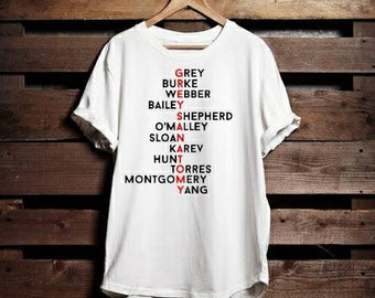 Grey’s Anatomy TV Series png do sublimacji lub kalkomanii Meredith Grey Christina Yang Miranda Bailey Grey Sloan