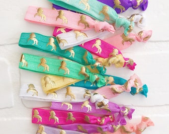 Unicorn, Unicorn Birthday, Unicorn Party Favors, Business Cards, Unicorn Party, Unicorn Birthday Party, Unicorn Hair Ties, Bulk Hair Ties