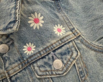Name Jacket, Embroidered Denim Jacket, Custom Denim Jacket, Personalized Denim Jacket, Child Denim Jacket, Denim Name Jacket