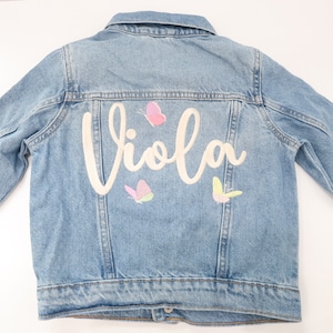 Embroidered Denim Jacket, Custom Denim Jacket, Personalized Denim Jacket, Toddler Denim Jacket, Baby Denim Jacket, Denim Name Jacket