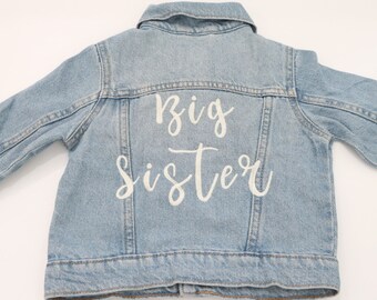 Embroidered Name Jacket, Denim Name Jacket, Kids Denim Jacket, Embroidered Denim Jacket