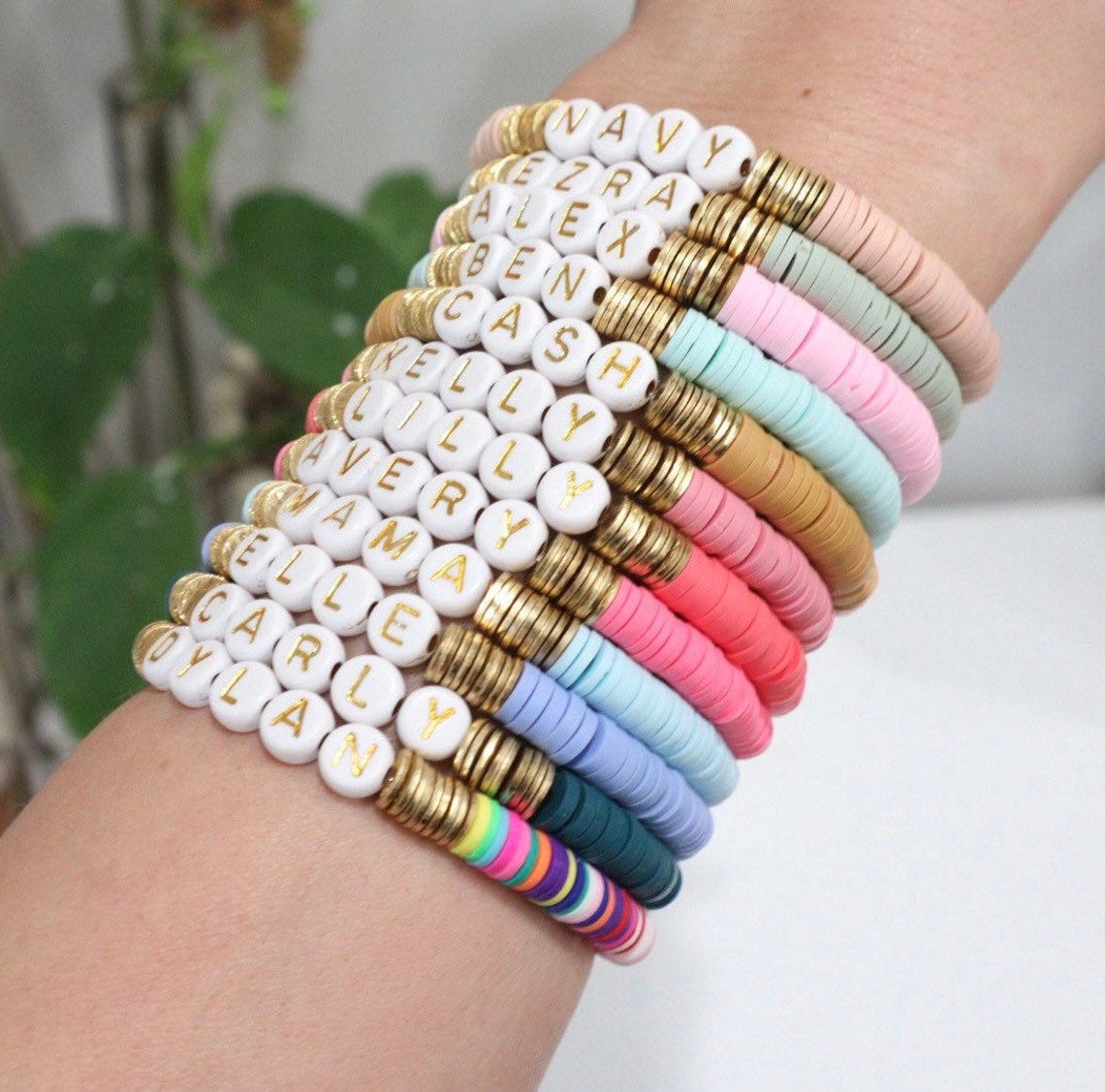 Bracelets de nom bracelets de nom personnalisé NOUVELLES Etsy