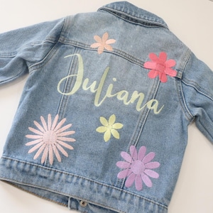 Embroidered Denim Jacket, Custom Denim Jacket, Personalized Denim Jacket, Toddler Denim Jacket, Baby Denim Jacket, Denim Name Jacket