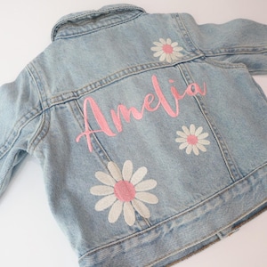 Personalized Jean Jacket, Embroidered Jean Jacket, Custom Denim Jacket, Personalized Denim Jacket, Embroidered Denim Jacket, Custom Jacket