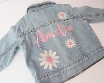 Personalized Jean Jacket, Embroidered Jean Jacket, Custom Denim Jacket, Personalized Denim Jacket, Embroidered Denim Jacket, Custom Jacket