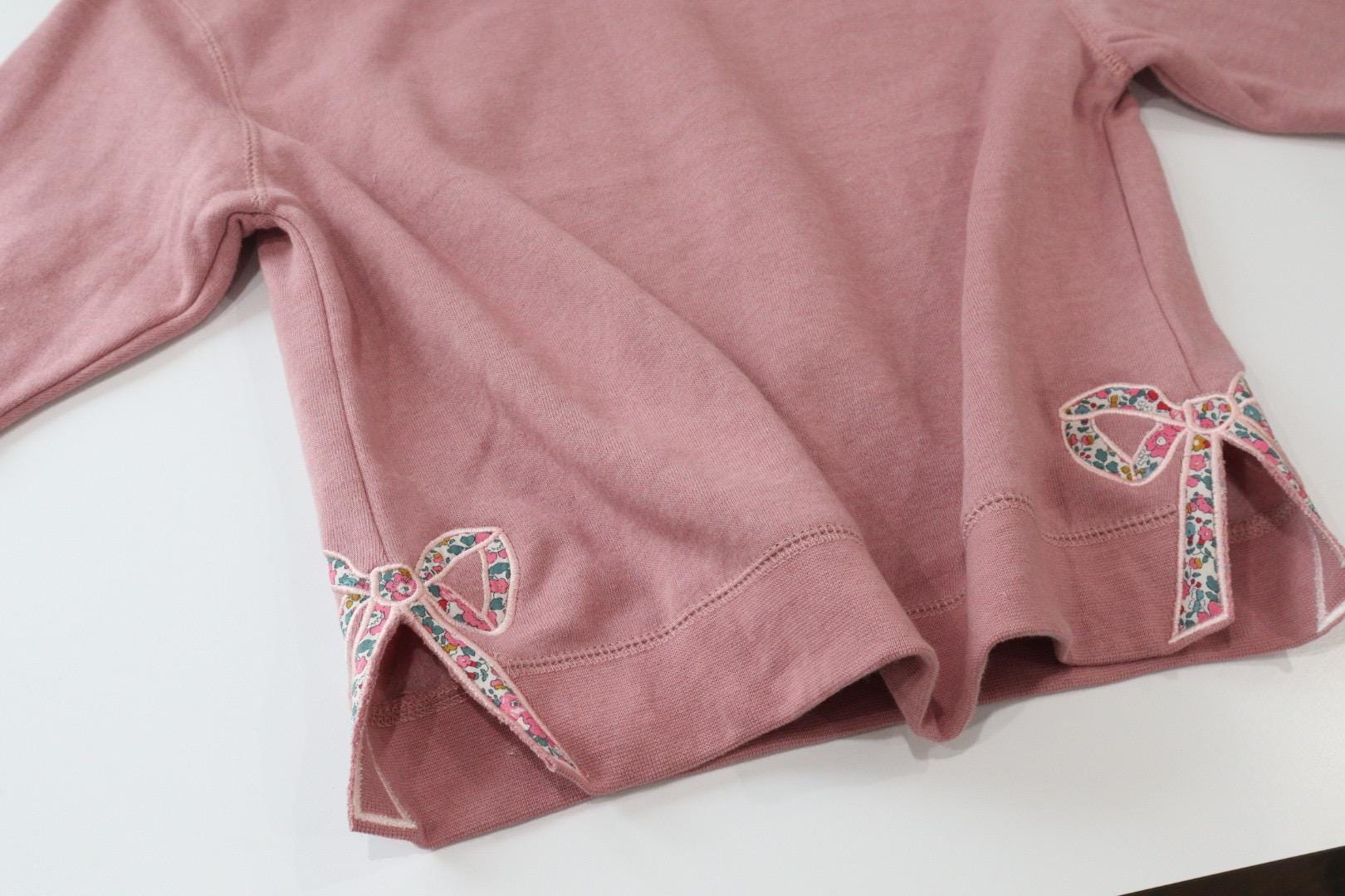 トップス SO ORIGINAL EMBROIDERED SWEATSHIRT Vintage Top Stitch by Morning Sun Embroidered Collared