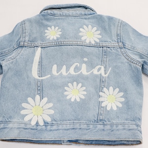 Name Jacket, Embroidered Denim Jacket, Custom Denim Jacket, Personalized Denim Jacket, Child Denim Jacket, Denim Name Jacket