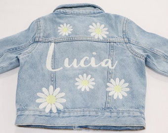 Name Jacket, Embroidered Denim Jacket, Custom Denim Jacket, Personalized Denim Jacket, Child Denim Jacket, Denim Name Jacket