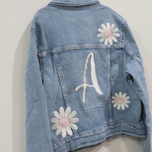 Name Jacket, Embroidered Denim Jacket, Custom Denim Jacket, Personalized Denim Jacket, Child Denim Jacket, Denim Name Jacket