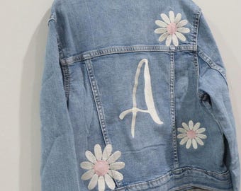 Name Jacket, Embroidered Denim Jacket, Custom Denim Jacket, Personalized Denim Jacket, Child Denim Jacket, Denim Name Jacket