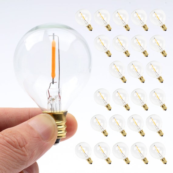 10x LED Filament Vintage Bulb E12 cap 4W Dimmable Candle Pendant Light Lamp 110V