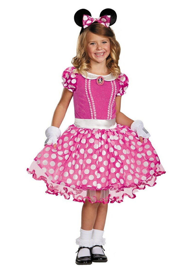 Halloween costumes pink minnie tutu prestige Children girls costume disguise Halloween event party PREORDER