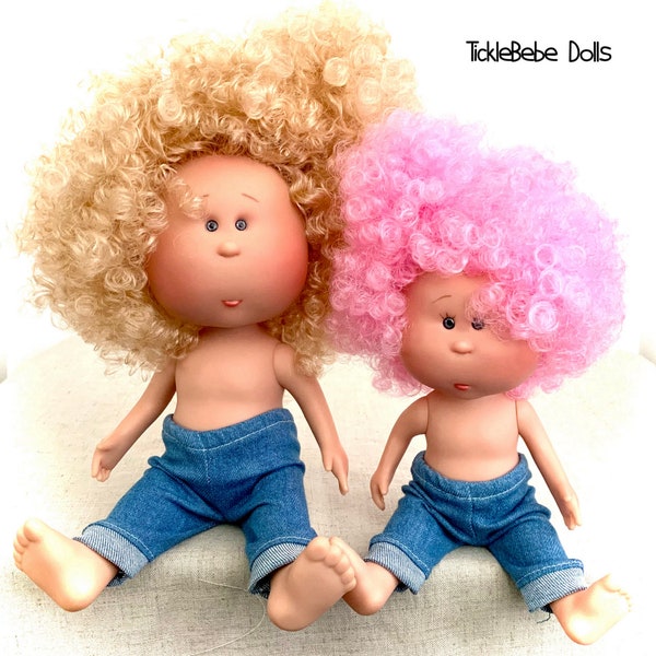 Doll Clothes - 12” Mia or 9” Mini Mia - Light Blue Jeans Only - Denim Jean Fabric - TickleBebe Dolls