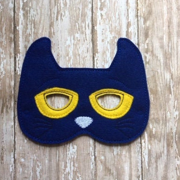 Inspired One Cool Cat Face Mask Great for Birthday Parties, dress up, Cosplay, party favors or Halloween Costumes