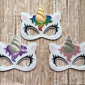 Unicorn Mask Great for Birthday Parties , Halloween Costumes, cosplay, party favors or dress up
