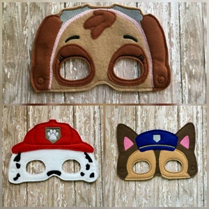 Character Face Mask Great for Birthday Parties, dress up, Cosplay, party favors or Halloween Costumes