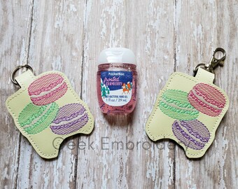 Macaron Hand Sanitizer Holder, sanitizer Holder, Hand Sanitizer Keychain, Hand sanitizer , baby Bag Clip