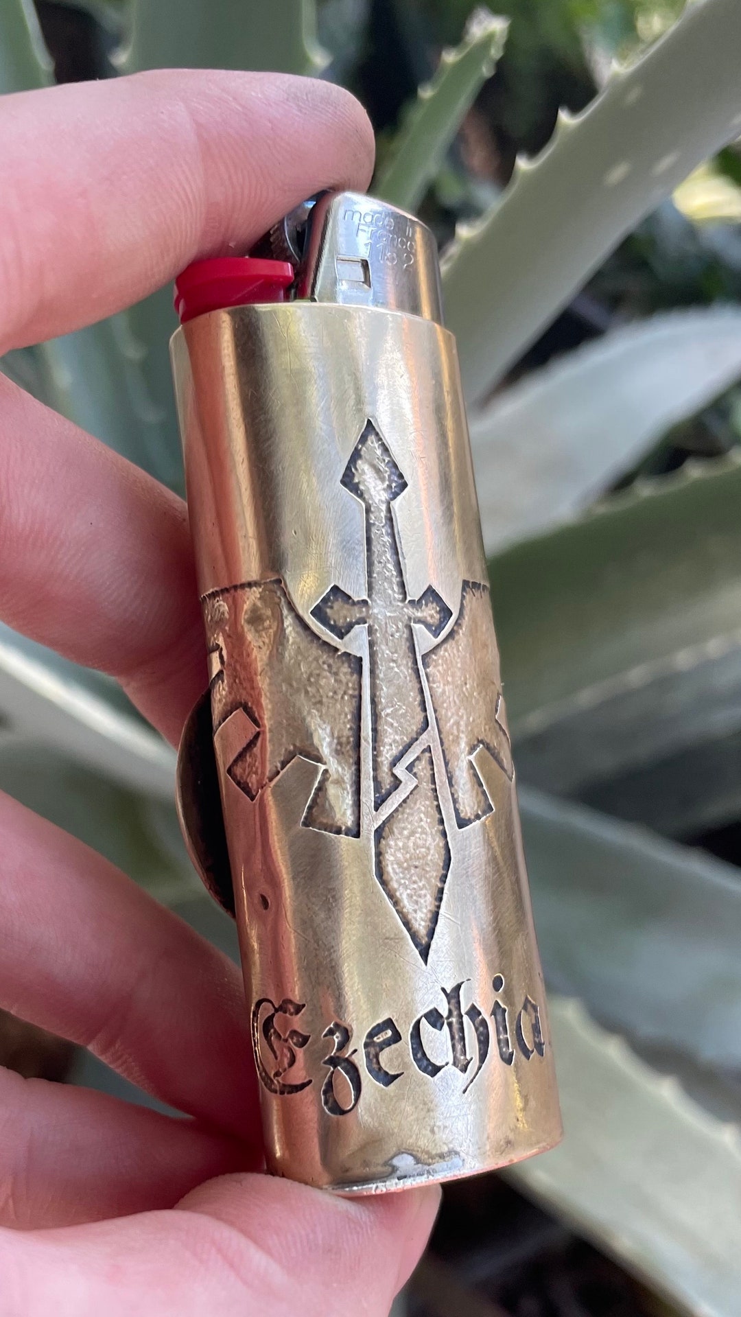 Personalized Metal Lighter Case, With Bottom, Copper,brass, Warhammer