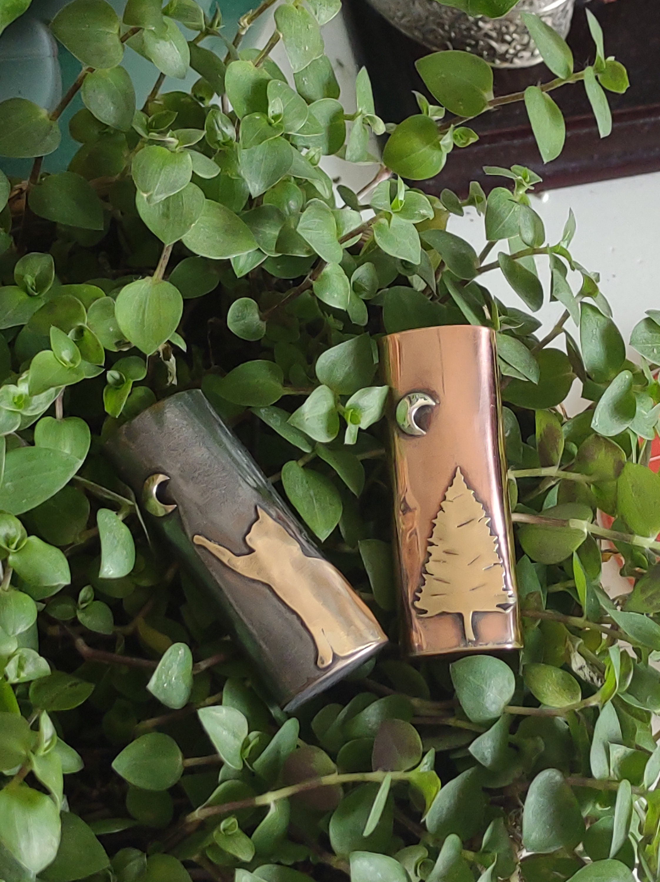 Metall Feuerzeug Hülle mit Boden Kupfer Messing Silber | Etsy