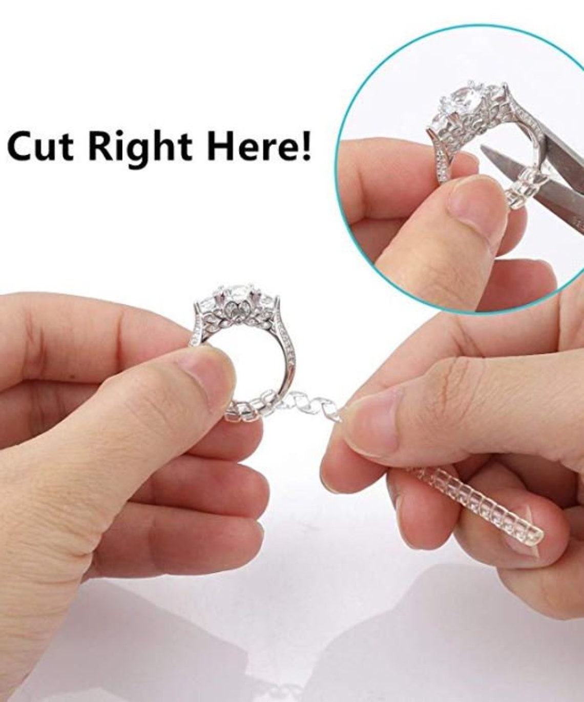 Ring Adjuster Makes Large Rings Fit Size Reducer Etsy