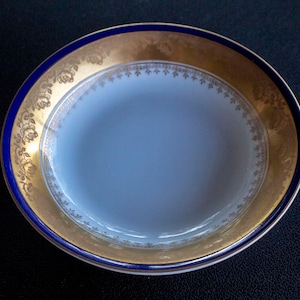 Vintage Gold Leaf Epiag Royal Dish Made in Czechoslovakia