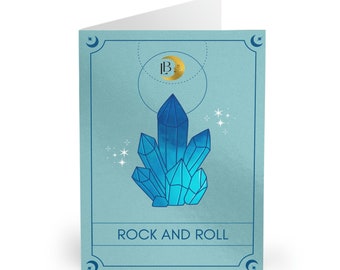 Rock and Roll Greeting Card 5 Pack