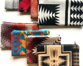 Wool Zipper Pouch
