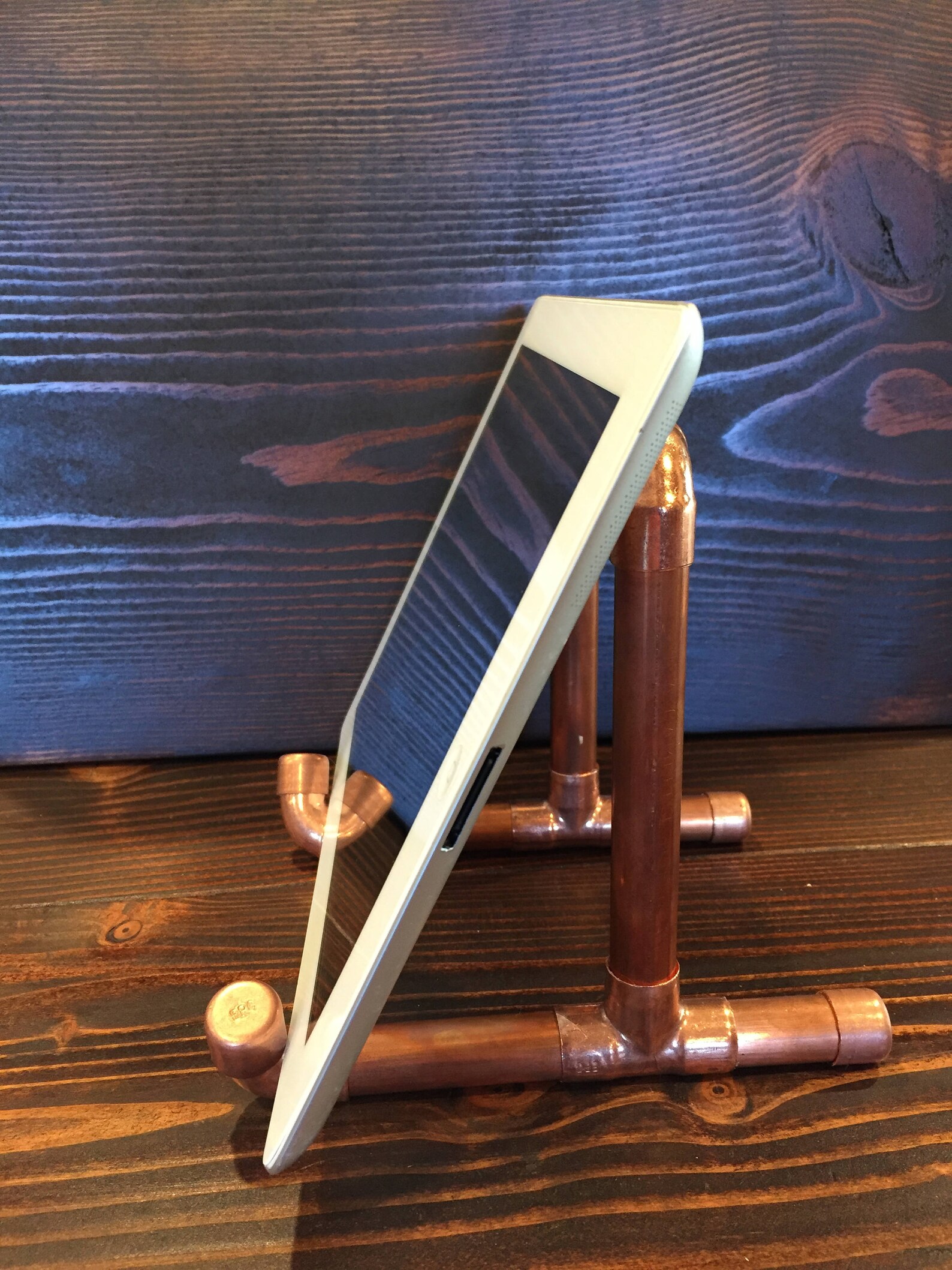 Copper Ipad Stand Copper Pipe Etsy