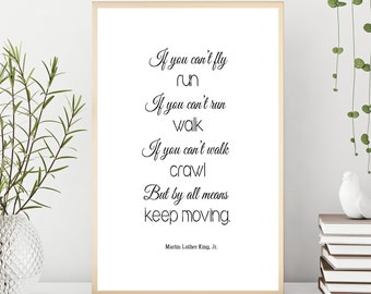 A2 MARTIN LUTHER KING JR INSPIRATIONAL QUOTE ARTWORK HOME DECOR PREMIUM POSTER
