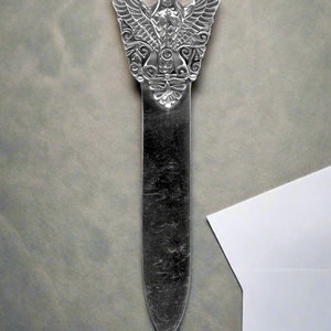 Abrecartas griego de plata esterlina (PC-02)