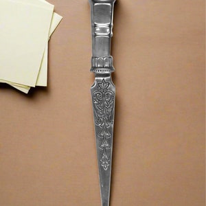 Abrecartas griego de plata esterlina (PC-09)