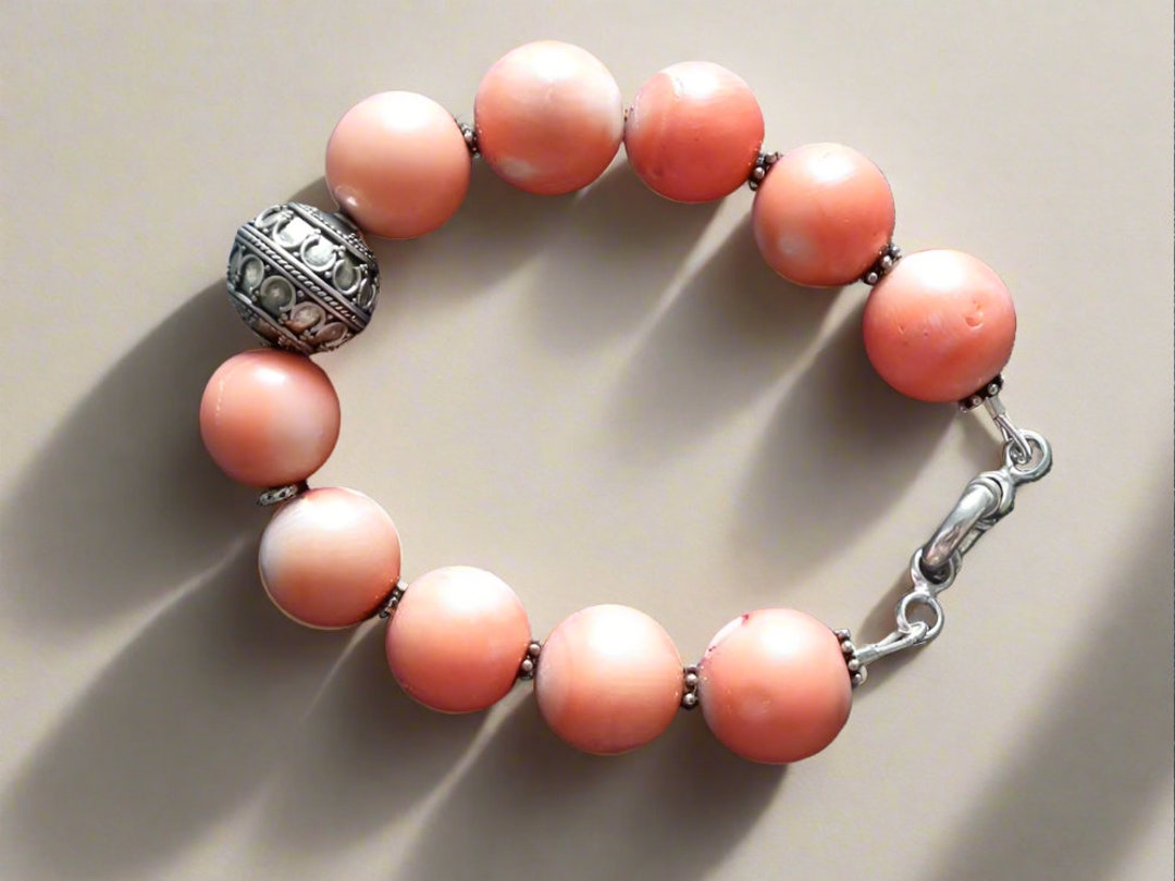 PINK CORAL BRACELET(ピンクコーラルブレスレット)｜COLOR-PINK