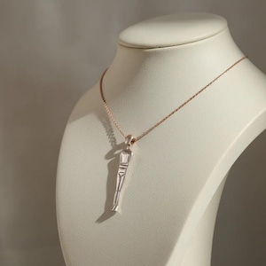 Grekiskt kykladiskt hänge, kykladiska smycken, hänge i sterlingsilver,