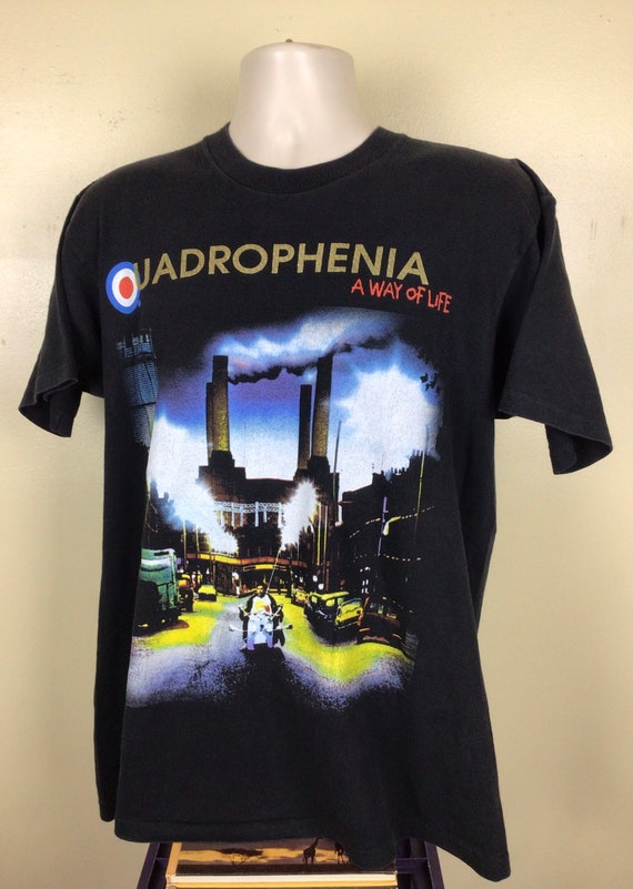 Vtg 1997 The Who Quadrophenia Concert T-Shirt Bla… - image 5