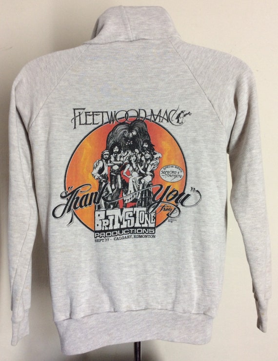 Vtg 1977 Fleetwood Mac Concert Sweatshirt Heather Gray S 70s Hoodie Hooded Classic Rock Stevie Nicks Calgary Edmonton Canada Shirt Etsy Ireland