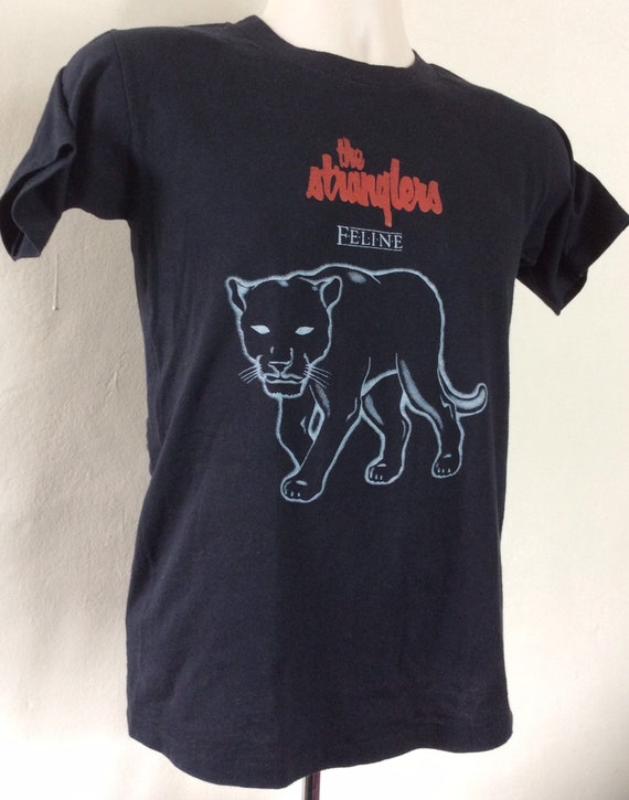 Vintage 1983 The Stranglers Feline Tour Concert T… - image 4