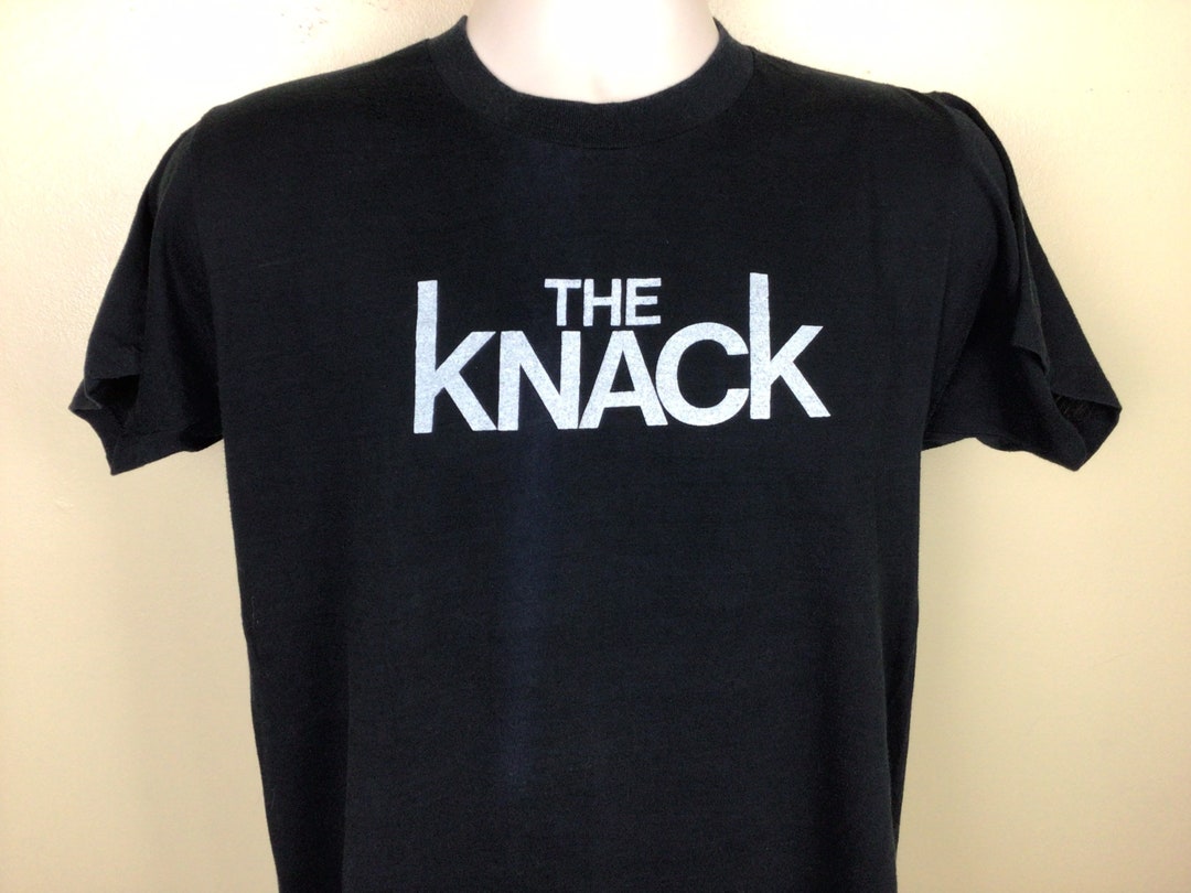 Vtg 70s the Knack T-shirt Black L 80s Classic Rock New Wave Band My ...