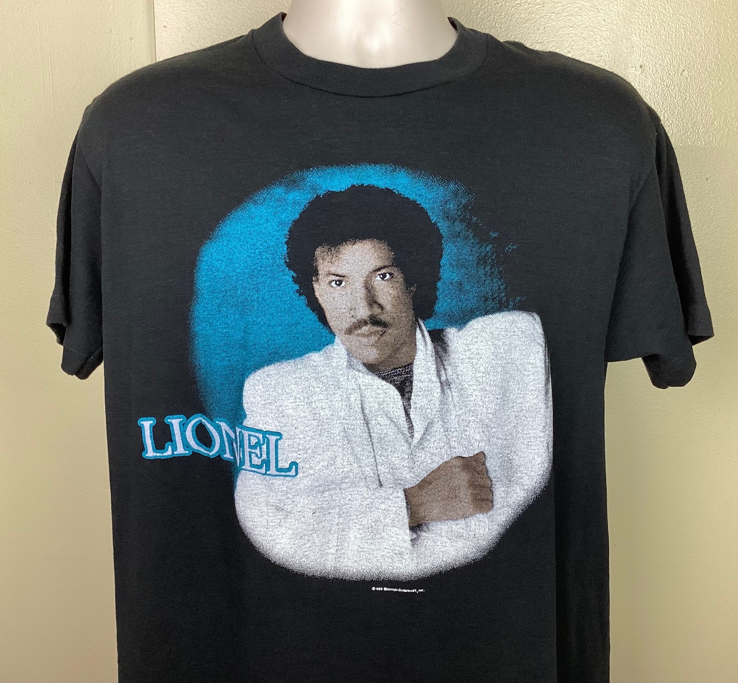 Vtg 1986 Lionel Richie Dancing on the Ceiling Concert T-shirt L/XL 