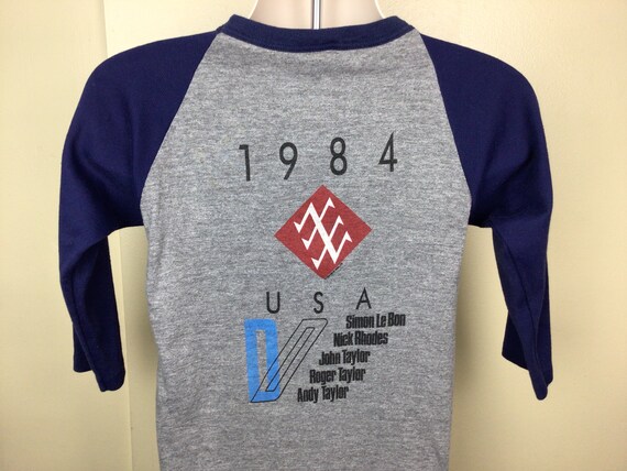 Vtg 1984 Duran Duran Seven and the Ragged Tiger Raglan