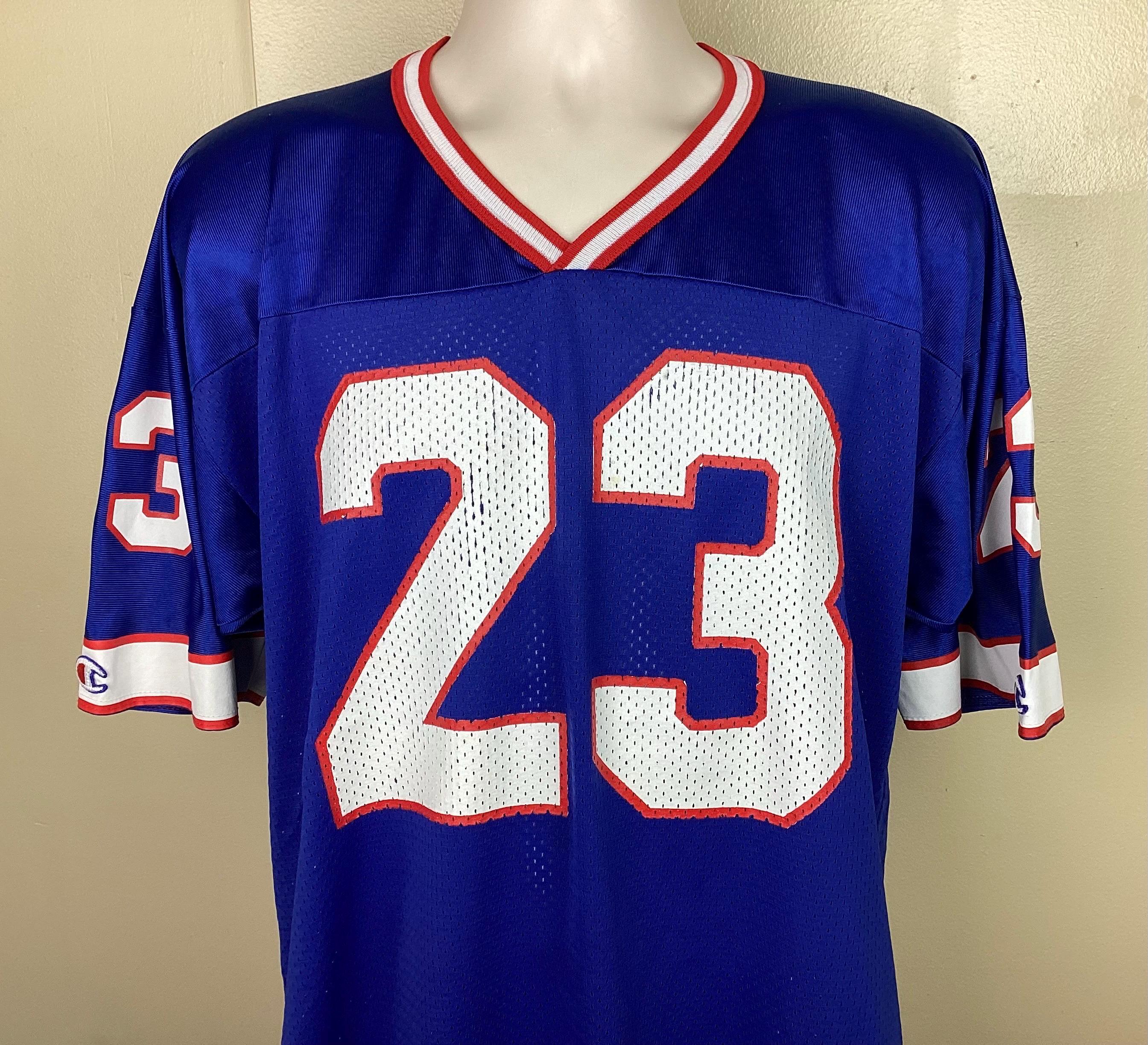 Vtg 90s Champion Buffalo Bills Antowain Smith Jersey Blue Adult