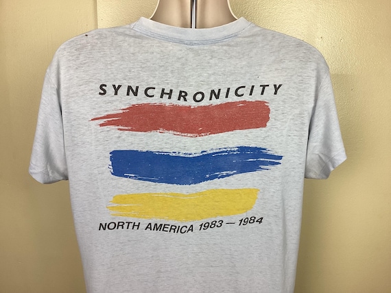 80’s vintage THE POLICE tee 1983 Tシャツ Synchronicity Tour 1983 T-Shirt – The Police