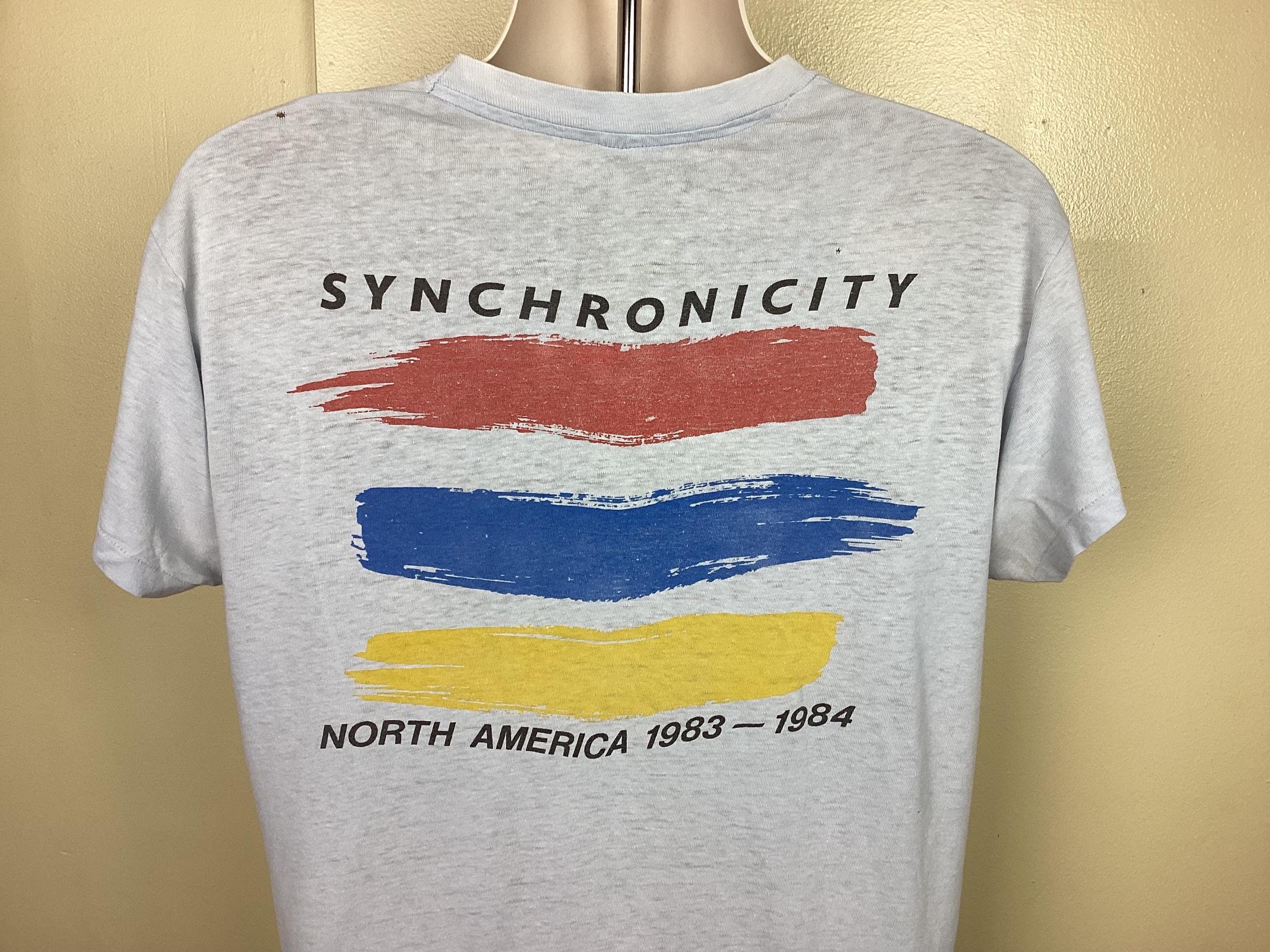 80’s vintage THE POLICE tee 1983 Tシャツ The Police T-Shirt | 1983 Synchronicity Tour Distressed