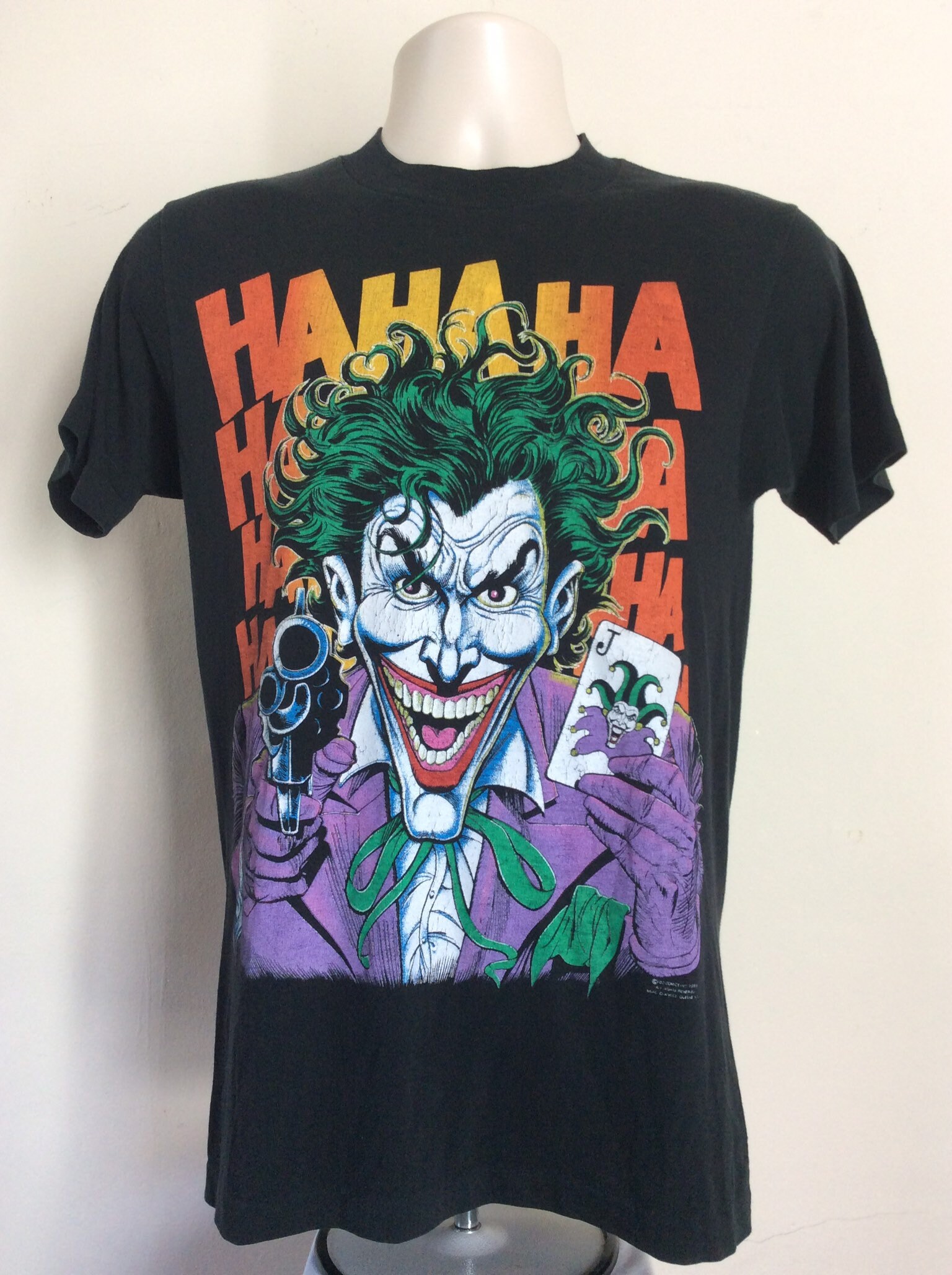 ジョーカー Joker Tシャツ 1987年製ヴィンテージ HAHAHAメンズ