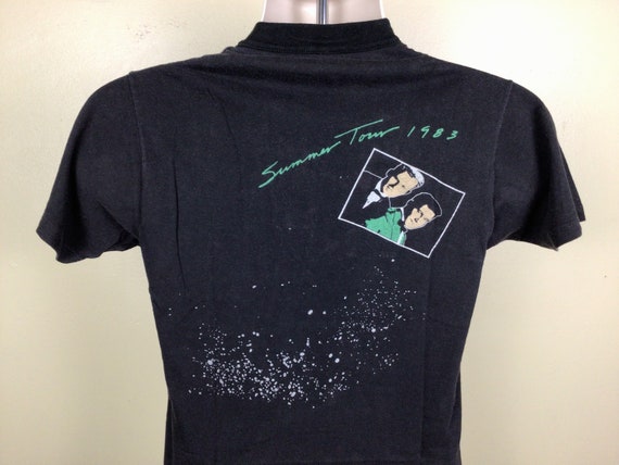 Vtg 1983 Simon And Garfunkel Concert T-Shirt Blac… - image 2
