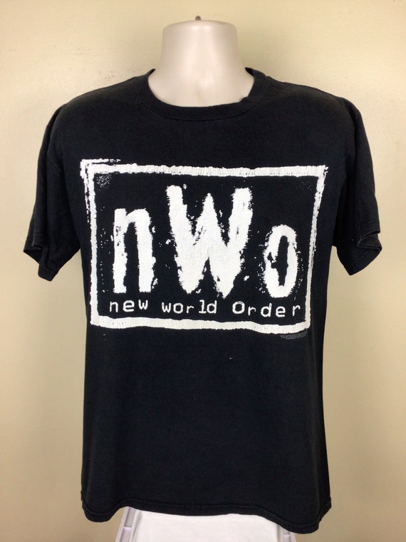 Vtg 1998 NWO New World Order Wrestling T-Shirt Bl… - image 2