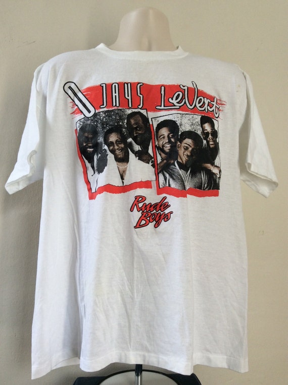 Vtg 1990 O Jays Levert Rude Boys Concert T-Shirt W