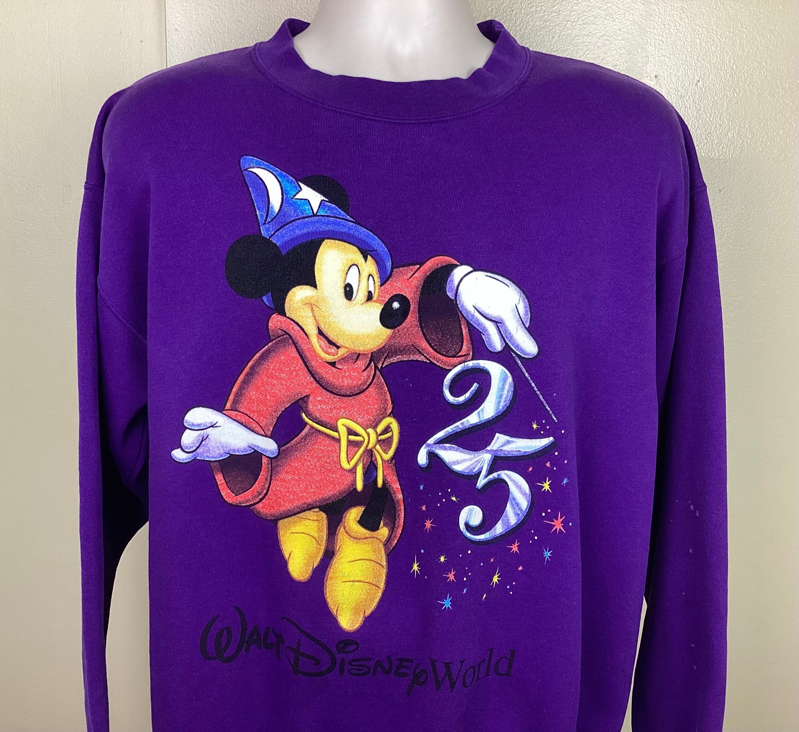 Vtg 1996 Walt Disney World 25 Years Crewneck Sweatshirt