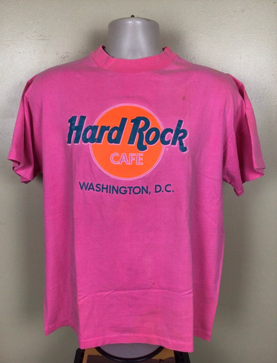 Vtg Early 90s Hard Rock Cafe Washington DC Save T… - image 3